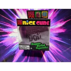 🚨🚨🚨NEE DOH NICE CUBE SUPER SOLID SQUISH TOY PURPLE BRAND NEW READY TO SHIP!